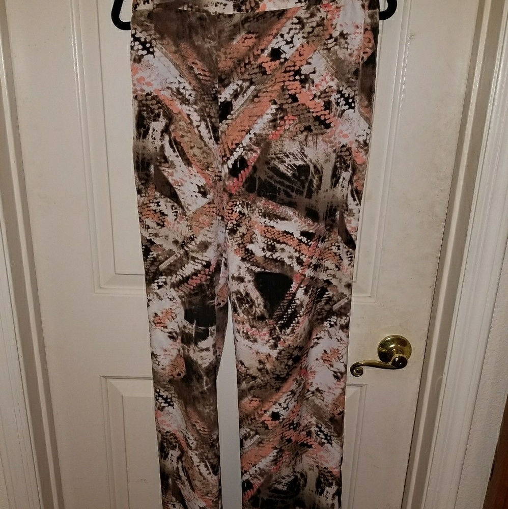 Lounge polyester pants with pockets